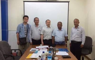 精誠合作，共謀發(fā)展——山東客戶蒞臨我廠考察橋式與門式起重機(jī)